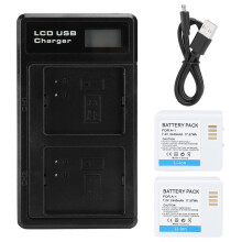 A-1 Battery LCD Dual Charger for Arlo Pro/Pro 2 2440mAh