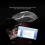 CM-818 Wired Optical Gaming Mouse 1200DPI USB Colorful Light Black 2