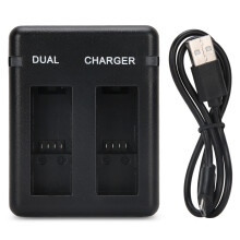 Dual Battery Charger with Micro USB for AHDBT-801/Gopro801/701-501