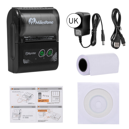 MHT-P10 Mini USB BT Thermal Printer 58mm Phone Control Android IOS UK 1