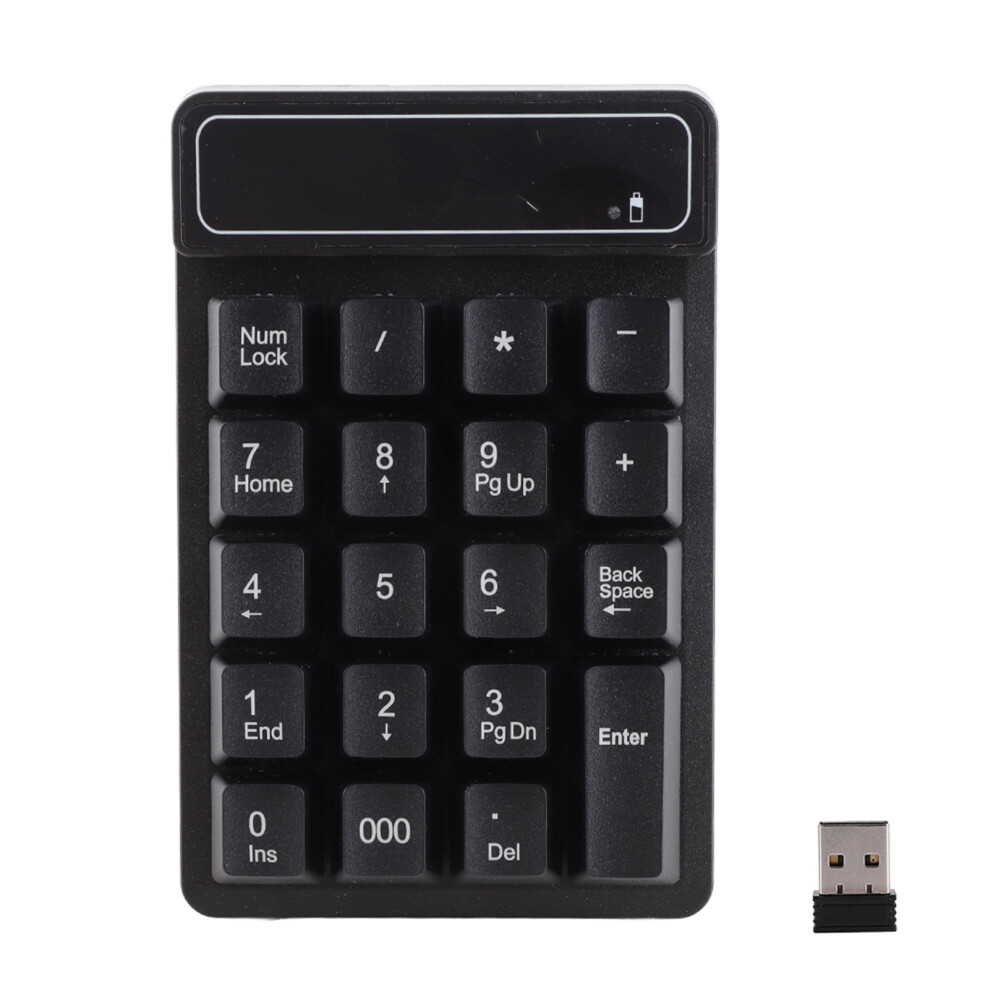 2.4G Wireless Mini Number Keyboard 19-Buttons Usb Keypad 609610471608