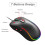 HXSJ J300+V100 Gaming Keyboard Mouse Combo RGB Programmable DPI 2