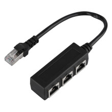 Ethernet Extender 1 Male to 3 Female Splitter Cable