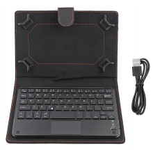 7/8in Bluetooth Touchpad Keyboard 75hr Work for Android/iOS/Windows