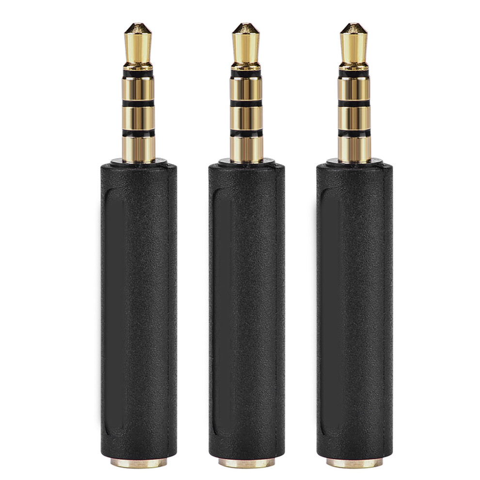 3.5Mm Omtp To Ctia Adapter 3Pcs Black 609610476672