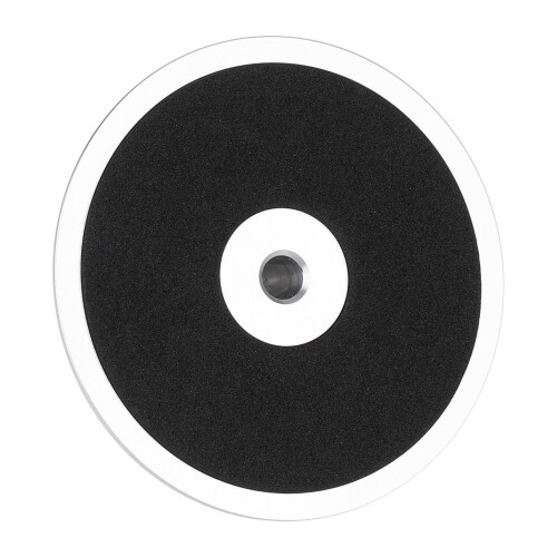 Black Record Weight Clamp LP Turntable Metal Stabilizer Silver 2