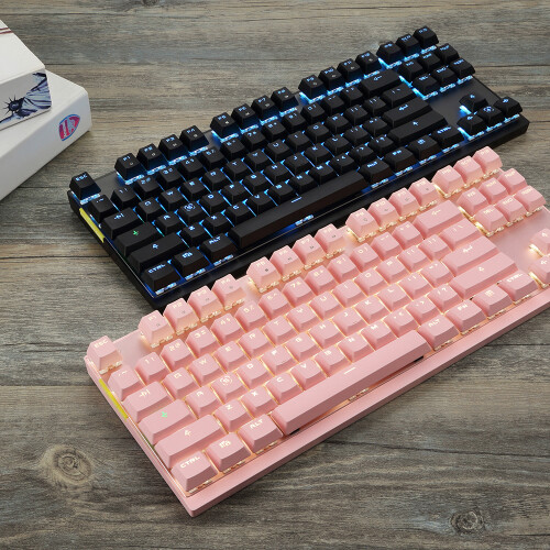 Motospeed Mechanical Keyboard 87 Keys Blue Switch Wireless Backlit 1