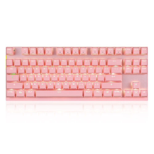 Motospeed Mechanical Keyboard 87 Keys Blue Switch Wireless Backlit
