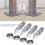 4 Pcs Speaker Spike Isolation Spikes HiFi Speaker Shockproof Pads 5