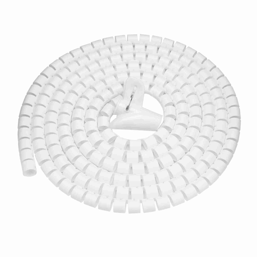 Flexible Spiral Tube Cable Organizer 3.0M * 16Mm White 609610478393