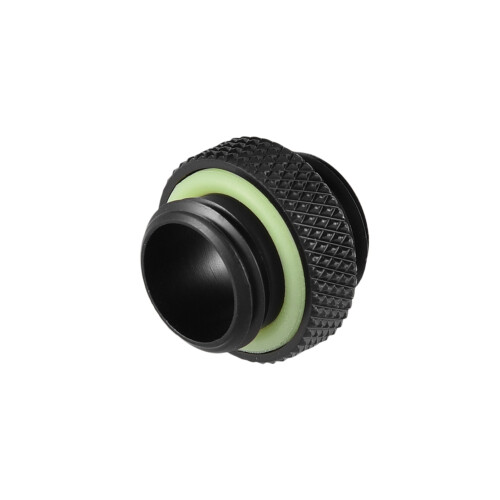 2pcs G1/4 Thread Adapter Connector Black Short 1