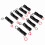 10pcs Plastic Battery Holder Case 1x 18650 Battery Wire Leads 1