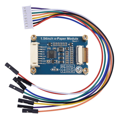 1.54inch e Paper Module 200x200 E Ink Display for Raspberry Pi