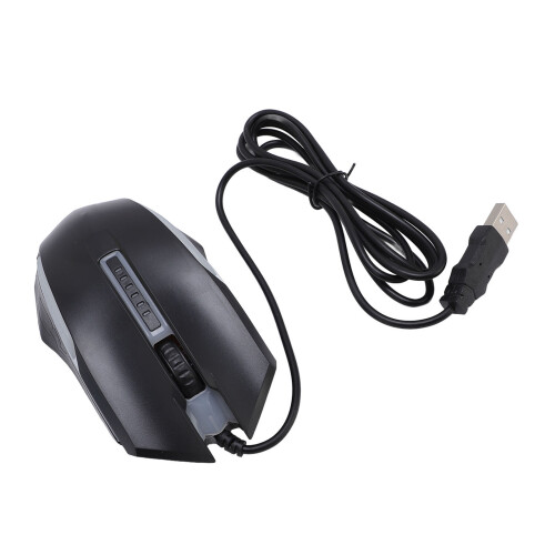 USB Wired Mouse 4.9ft Cable 1200DPI RGB Optical for Desktop Laptop 1