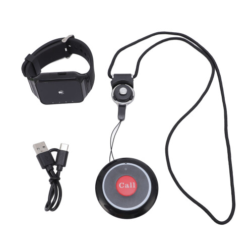 Wireless Calling System 1 Watch Receiver 1 Key Transmitter RF Pager