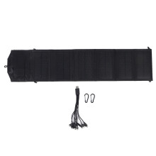 Portable 20W Foldable Solar Panel Charger 2 USB Ports Water Resistant