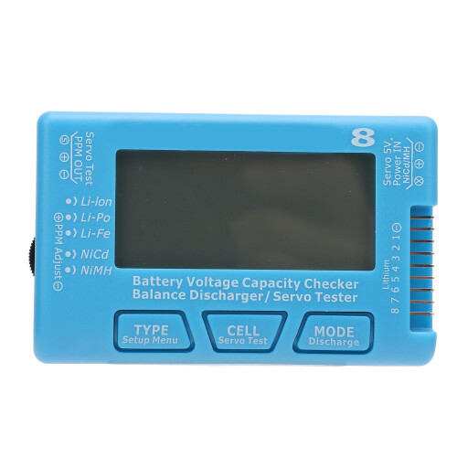 RC 8S Battery Checker LCD Backlight 2-8S Voltage Tester