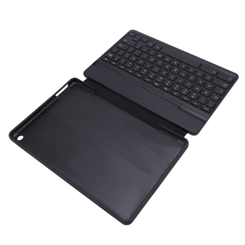 Tablet Keyboard Black Gray QWERTY Rechargeable for Chromebook 10E 2