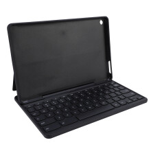Tablet Keyboard Black Gray QWERTY Rechargeable for Chromebook 10E