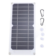 6W Portable Solar Panel 2 USB Fast Charge Monocrystalline