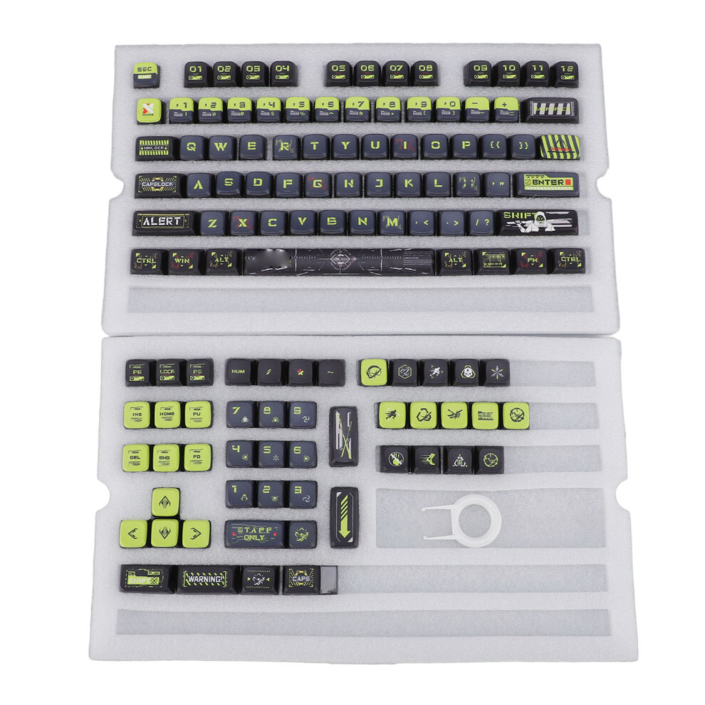 122 Keycaps Shine Through Pbt Universal 61-108 Mechanical Keyboard 609610479789