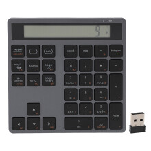 Bluetooth 2.4G USB Wireless Numeric Keypad 34 Keys for Laptop Desktop