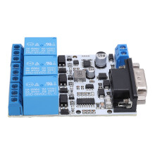 MODBUS RTU RS232 Relay Module 3 Channel Opto 8 Bit MCU