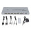 (EU Plug) HD KVM Switch 4K 60Hz 4in1 Out Seamless with IR Remote US Plug 1