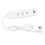 5FT 5-in-1 USB Power Strip 30W Type C A Flat Plug for Study Work 4