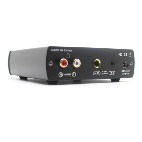 desktop headphone amplifier TPA6120 one-key gain switch dual output 2