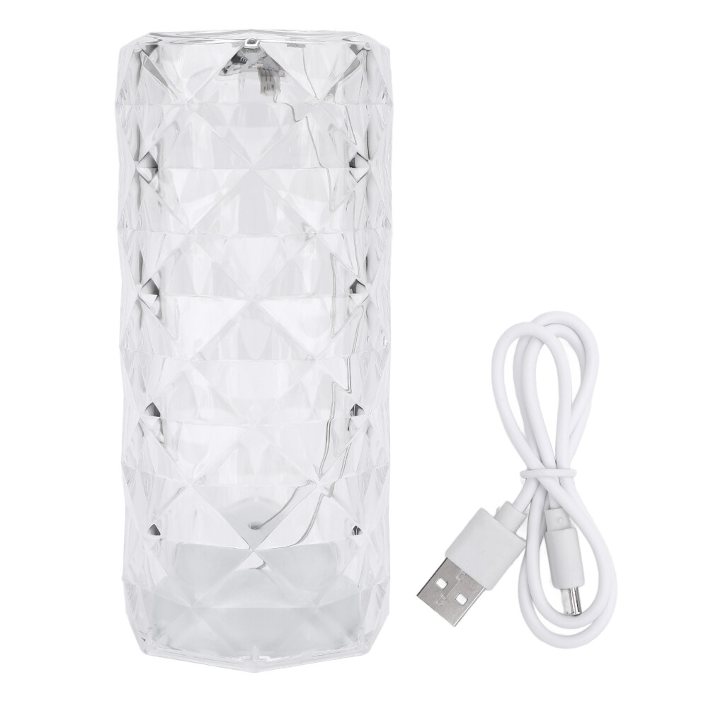 (Large) 3 Color Touch Control Acrylic Rechargeable Bedside Lamp Large-image-OPC-PKTYVQR-NEW