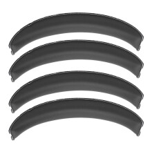 (Gray) 4pcs Headband Cushion Pad Protein Leather W800BT Plus Black