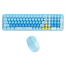 Mofii BabyBear 2.4G Wireless Keyboard Mouse Set Ergonomic Silent USB