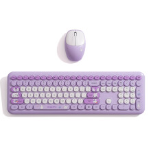 Mofii 110-Key Ultra-Slim Wireless Keyboard Mouse Set USB Office Laptop