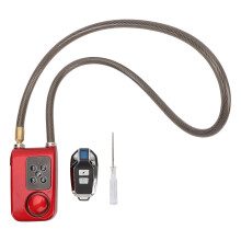 Bike Lock Alarm Remote IP44 Water Resistant LED Vibration Anti-Theft