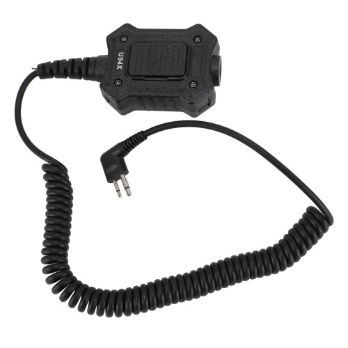 U94X Push to Talk Adapter Coiled Cable for GP-88 GP-2000 1