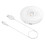 (Black) Bluetooth Speaker Charger Base Dual Output Portable White 1