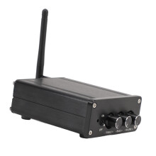 (US Plug) 2.0 Stereo Amplifier Bluetooth 5.2 Passive Speaker for Home US Plug