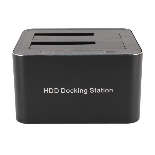 USB 3.0 Dual Bay HDD Docking Station with Clone Function 2.5in 3.5in 1