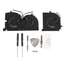 CPU GPU Cooling Fan Set for GS75 P75 MS17G1 MS17G2 Aluminum 4 Pin