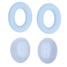 (Light Blue) Replacement Earpads for QC45/SE Soft Protein Leather Light Blue