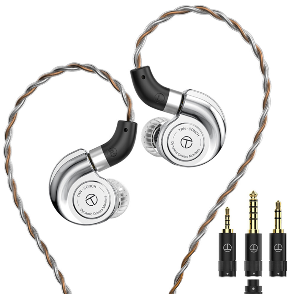 Trn Conch In-Ear Monitor Noise Canceling Wired Earbuds 3 Plugs 609610492030