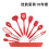 10-piece silicone kitchen utensil set non-stick spatula black 1