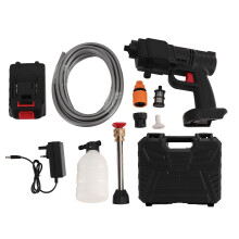 (UK Plug 110‑240V) Cordless Pressure Washer 30bar 18000mAh Portable 5m Hose UK Plug