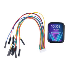 1.69 Inch Round LCD 240x280 SPI I2C Touch for RPi 5