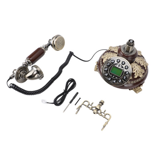Vintage Corded Phone Rust Proof Retro Landline