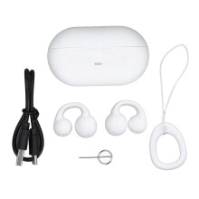 (White) Open-Ear-Kopfhörer Bluetooth 5.3 40H Schnellladung Weiß