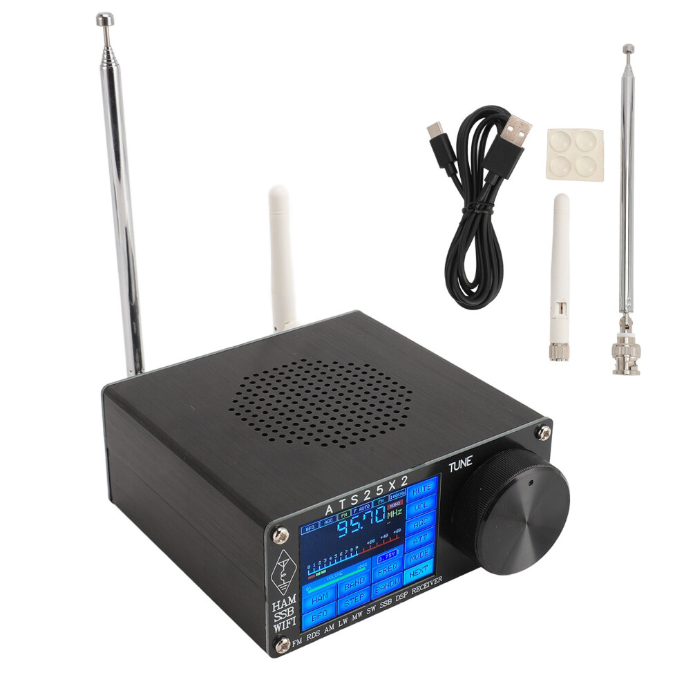 Ats25x2 Si4732 Fm Lw Mw Sw Ssb Portable Dsp 2.4In Touchscreen 609610502630