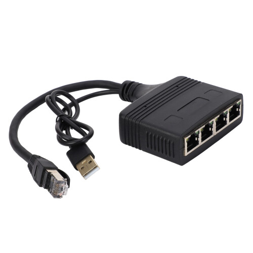 Gigabit-Ethernet-Splitter 1 auf 4 1000Mbps RJ45 2