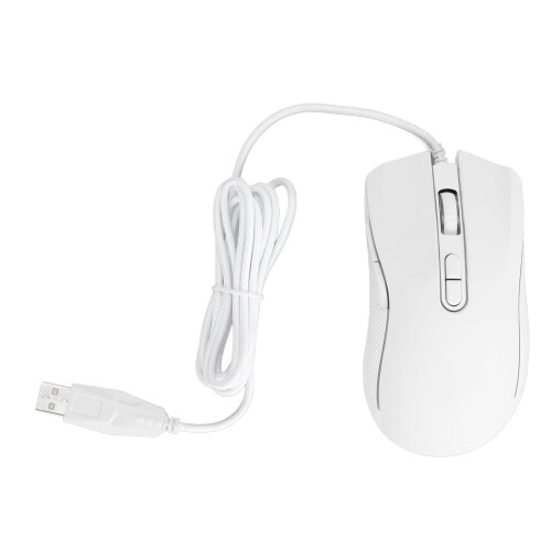 Gaming Mouse Wired Ergonomic USB Optical 4-3200DPI Flexible Buttons